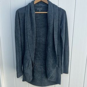 Barefoot Dreams Navy Blue Super Soft Bamboo Chic Lite Open Front‎ Cardigan XS/S
